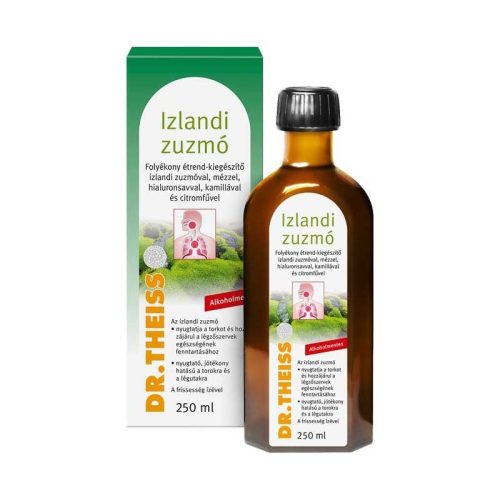 Dr.Theiss izlandi zuzmó folyékony étrend-kiegészítő 250 ml - Bio és natúr étrendkiegészítők
