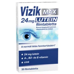 Vizik max 24mg lutein étrend-kiegészítő luteinnel, vitaminokkal és cinkkel 30 db - Bio és natúr étrendkiegészítők