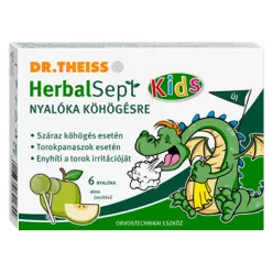 Dr.theiss herbalsept nyalóka köhögésre alma ízesítésű 6 db - 