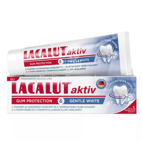 LACALUT FOGKRÉM AKTIV GUM PROT&GENT WHIT - Bio és natúr kozmetikumok