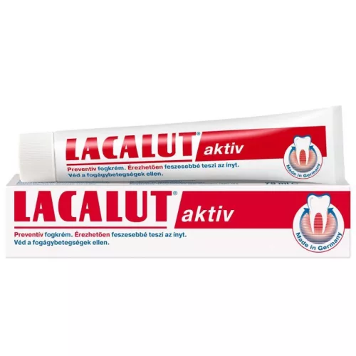 Lacalut aktiv fogkrém  75 ml - Bio és natúr kozmetikumok