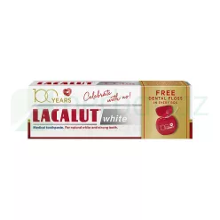 Lacalut fogkrém white fogselyemmel 75 ml - 