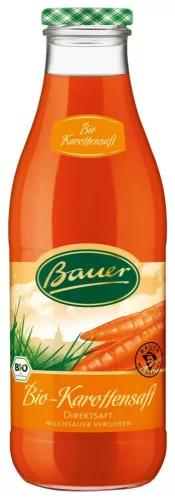 Bauer bio sárgarépalé 100% 980 ml - Bio és natúr élelmiszerek