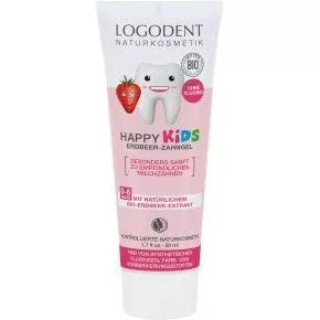 Logodent Fogkrém Happy Kids Epres 50 ml - Bio és natúr kozmetikumok