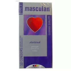 Óvszer masculan 2-es érdes 10 db - Bio és natúr intim termékek