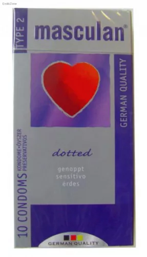 Óvszer masculan 2-es érdes 10 db - Bio és natúr intim termékek