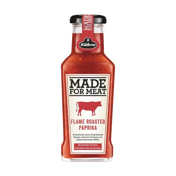 Kühne made for meat flame roasted paprika szósz 235 ml