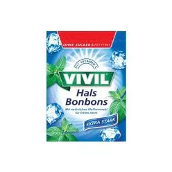 Vivil extra erős borsmentás cukorka 60 g - Bio és natúr élelmiszerek