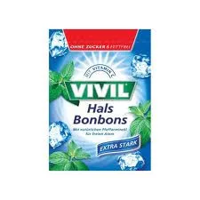 Vivil extra erős borsmentás cukorka 60 g - Bio és natúr élelmiszerek
