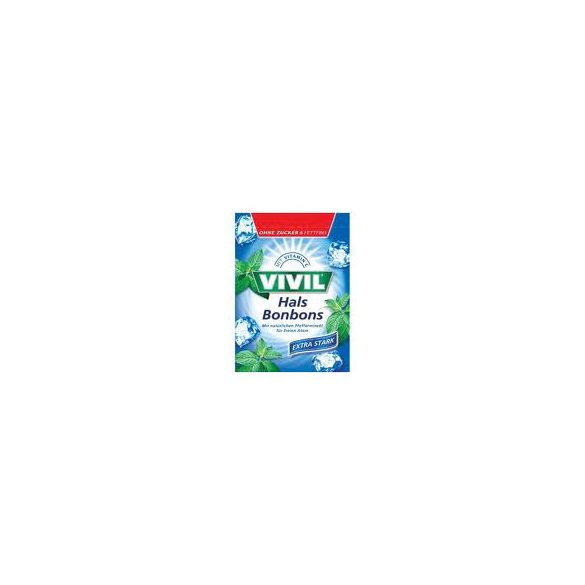 Vivil extra erős borsmentás cukorka 60 g