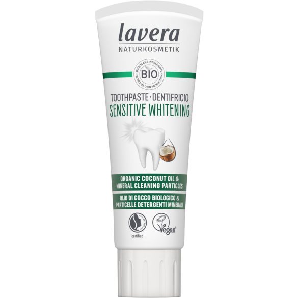 Lavera basis sensitive bio fogkrém whitening bambusz-fluorid 75 ml