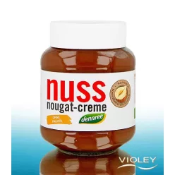 Dennree bio nugát mogyorókrém 400 g - Bio és natúr élelmiszerek