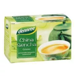 Dennree bio tea china sencha zöld 20x1.5g 30 g - Bio és natúr élelmiszerek