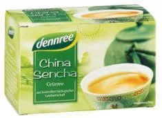 Dennree bio tea china sencha zöld 20x1.5g 30 g - Bio és natúr élelmiszerek