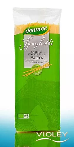 Dennree bio tészta spagetti 1000 g - Bio és natúr élelmiszerek
