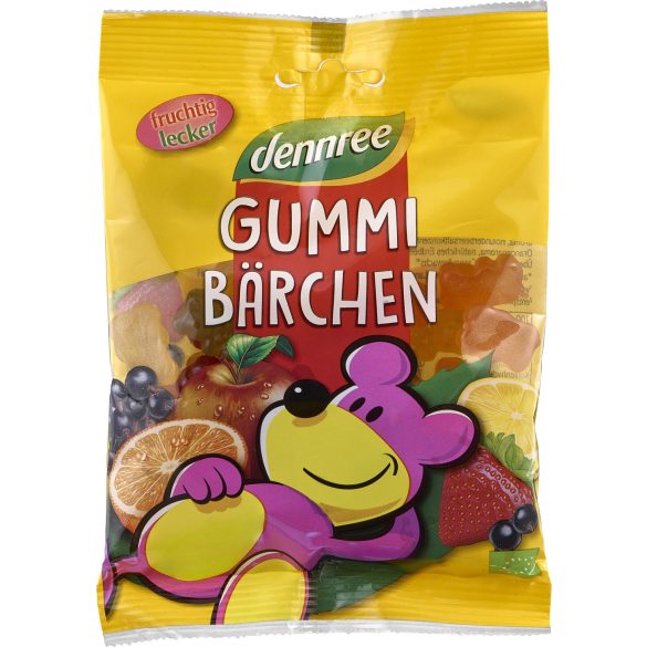 Dennree bio gumicukor gumimacis 100 g