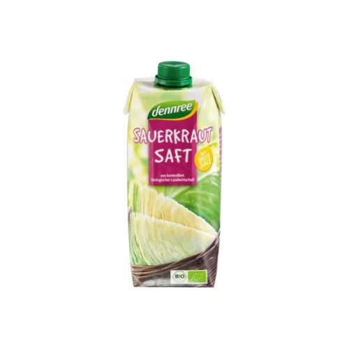 Dennree bio savanyúkáposztalé 500 ml - Bio és natúr élelmiszerek
