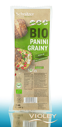 Schnitzer bio gluténmentes panini magvas 188 g - 