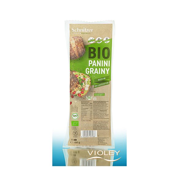 Schnitzer bio gluténmentes panini magvas 188 g