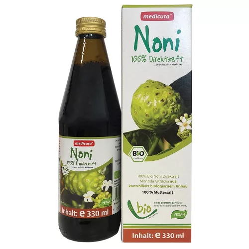 Medicura noni 100% bio gyümölcslé 330 ml - Bio és natúr élelmiszerek