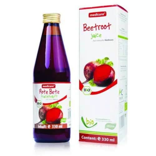 Medicura Cékla 100% Bio zöldséglé 330 ml - Bio és natúr élelmiszerek