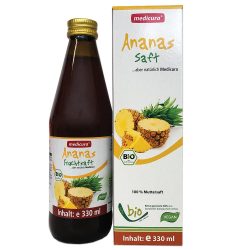Medicura Ananász 100 százalékos Bio gyümölcslé 330ml