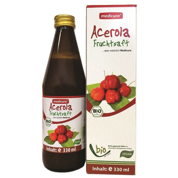 Medicura Acerola 100 százalékos Bio gyümölcslé 330ml