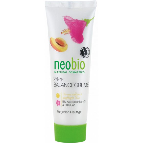 Neobio arckrém 24h kiegyensúlyozó bio sárgabarackmag-olajjal 50 ml