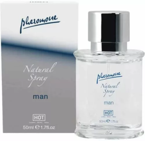 HOT Natural - feromon spray férfiaknak (50ml) - Bio és natúr intim termékek
