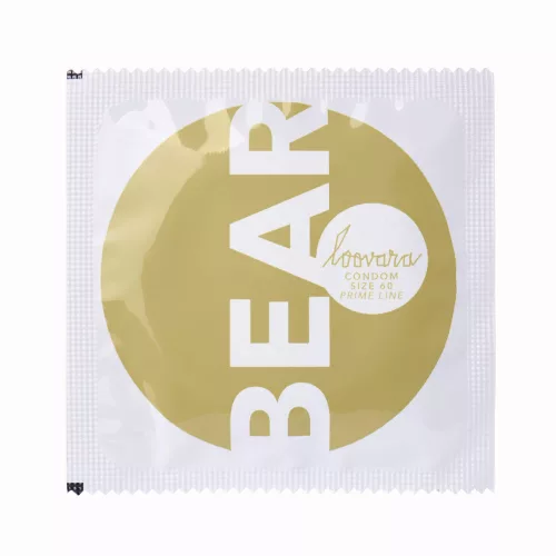 Loovara Bear 60 vegán óvszer - 60mm (12 db) - Bio és natúr intim termékek