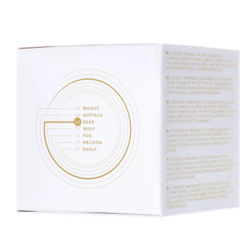 Loovara Bear 60 vegán óvszer - 60mm (12 db) - Bio és natúr intim termékek