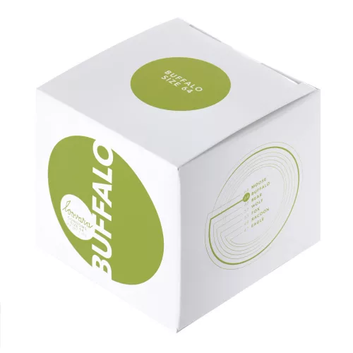 Loovara Buffalo 64 vegán óvszer - 64mm (12 db) - Bio és natúr intim termékek