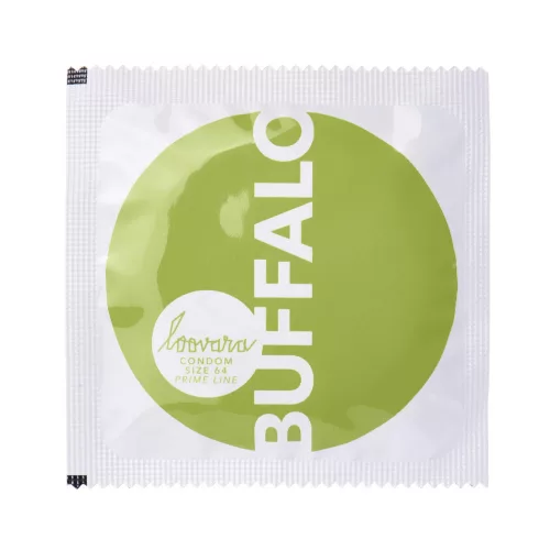Loovara Buffalo 64 vegán óvszer - 64mm (12 db) - Bio és natúr intim termékek