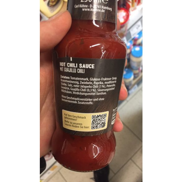 Kühne erős chili szósz 250 ml