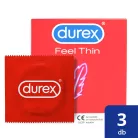 Durex Feel Thin - élethű érzés óvszer (3db) - Bio és natúr intim termékek