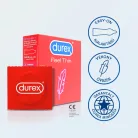 Durex Feel Thin - élethű érzés óvszer (3db) - Bio és natúr intim termékek