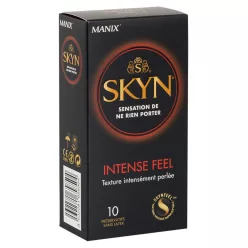 Manix SKYN Intense - latex-mentes, gyöngyös óvszer (10db) - Bio és natúr intim termékek