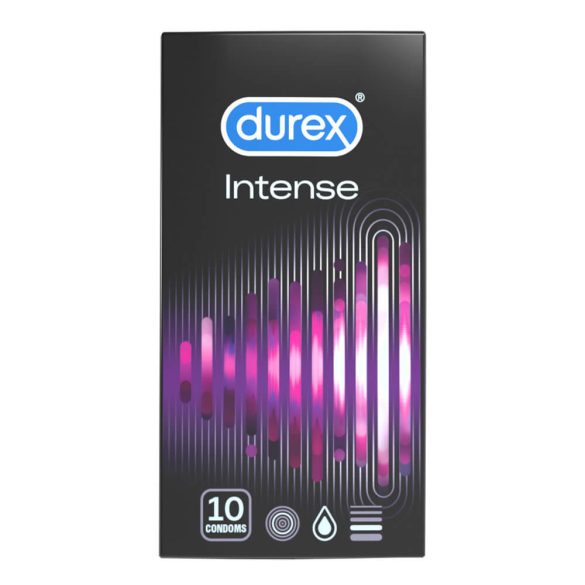 Durex Intense - bordázott és pontozott óvszer (10db) -