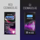 Durex Intense - bordázott és pontozott óvszer (10db) - - Bio és natúr intim termékek