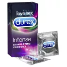 Durex Intense - bordázott és pontozott óvszer (10db) - - Bio és natúr intim termékek