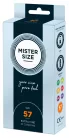 Mister Size vékony óvszer - 57mm (10db) - Bio és natúr intim termékek