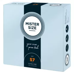 Mister Size vékony óvszer - 57mm (36 db) - Bio és natúr intim termékek