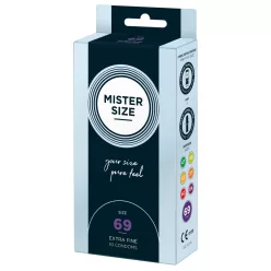 Mister Size vékony óvszer - 69mm (10db) - Bio és natúr intim termékek