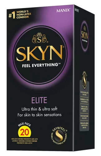 Manix SKYN Elite - ultra vékony latex-mentes óvszer (20 db) - Bio és natúr intim termékek