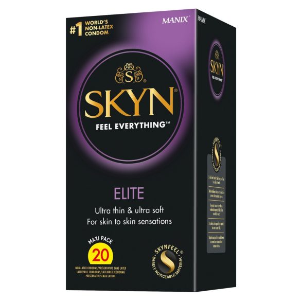 Manix SKYN Elite - ultra vékony latex-mentes óvszer (20 db)