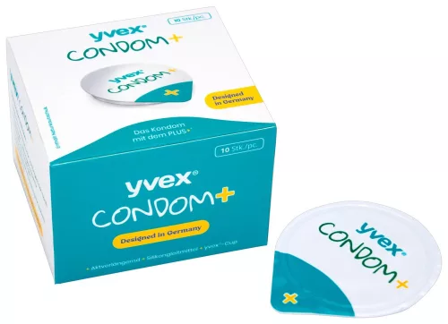 Yvex condom+ - extra vékony óvszer (10db) - 52mm - Bio és natúr intim termékek