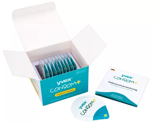 Yvex condom+ - extra vékony óvszer (10db) - 52mm - Bio és natúr intim termékek
