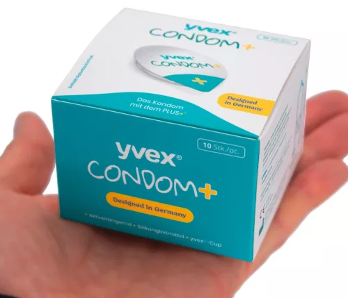 Yvex condom+ - extra vékony óvszer (10db) - 52mm - Bio és natúr intim termékek