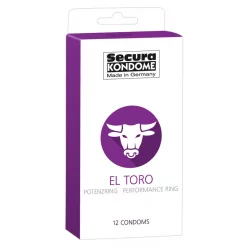 / Secura El Toro - potenciagyűrűs óvszerek (12db) - Bio és natúr intim termékek