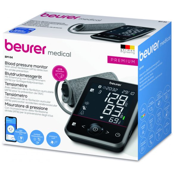 Beurer BM 64 BT Felkaros vérnyomásmérő